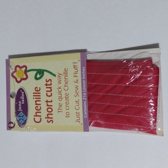 2/$15 Red Chenille Shortcuts June Tailor JT272WM - Picture 1 of 3
